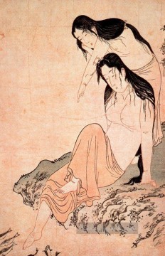  ukiyo - Nacktfrauen und Fisch Kitagawa Utamaro Ukiyo e Bijin ga